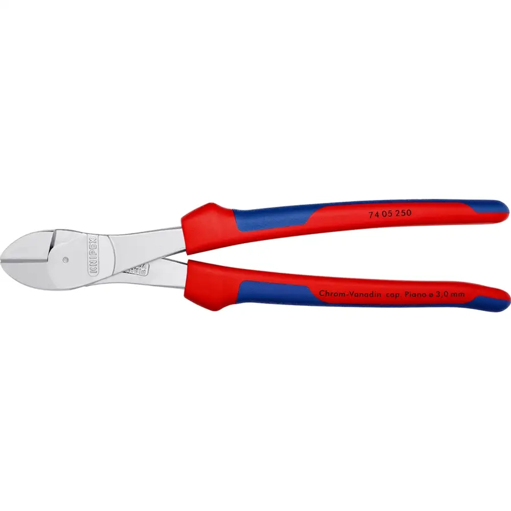 Кусачки боковые особой мощности хромированные 250 мм Knipex 74 05 250