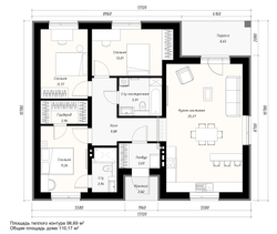 Проект Дома 110,17 кв. м К-82