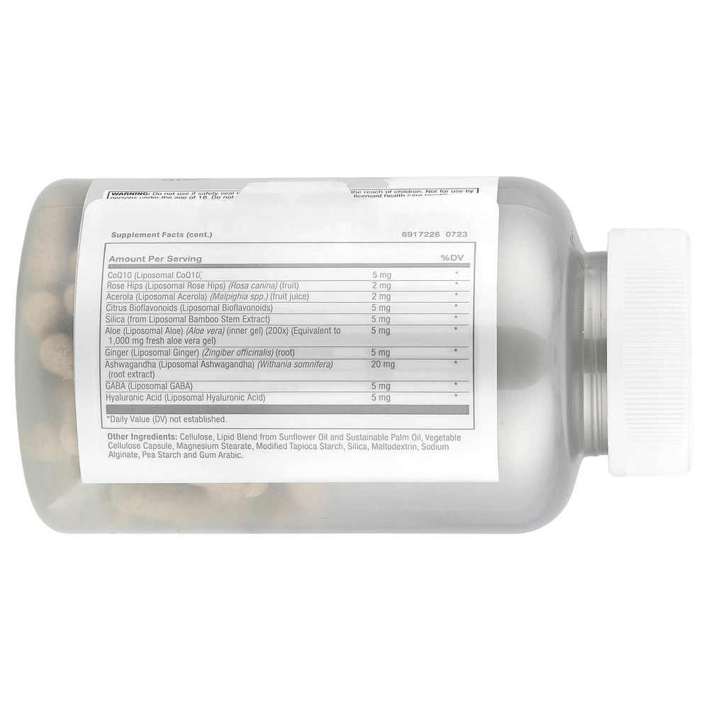 Solaray, Высокоэффективные липосомальные мультивитамины для женщин, 120 растительных капсул