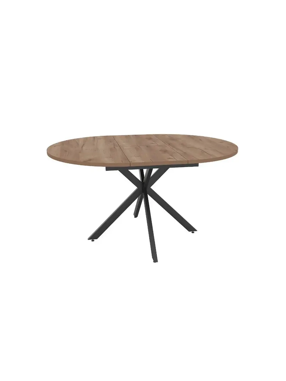 Стол кухонный обеденный круглый раздвижной 100х100х75,5 см