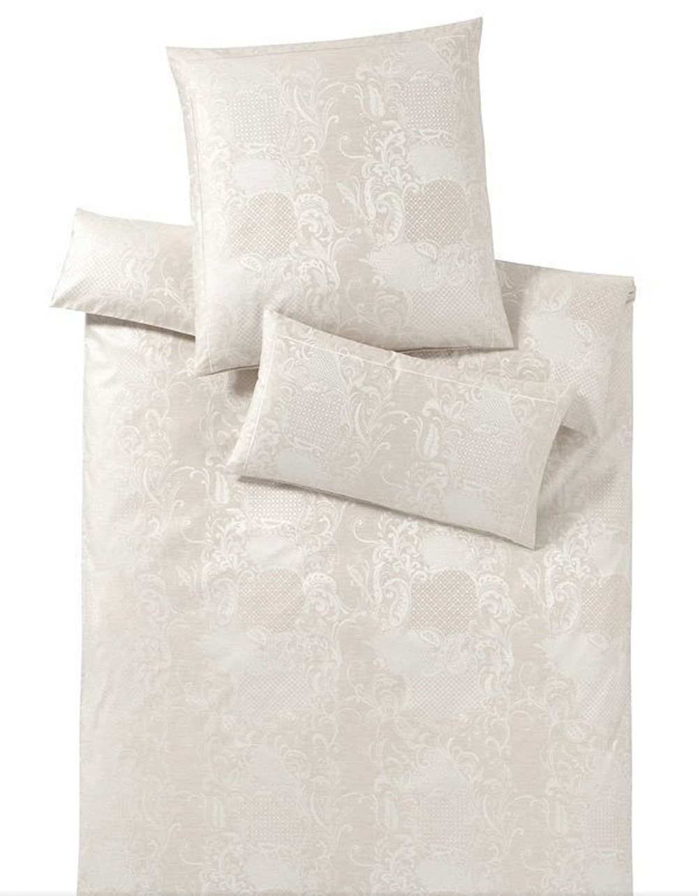 Наволочка 50х70 Elegante Maggiore сливочная