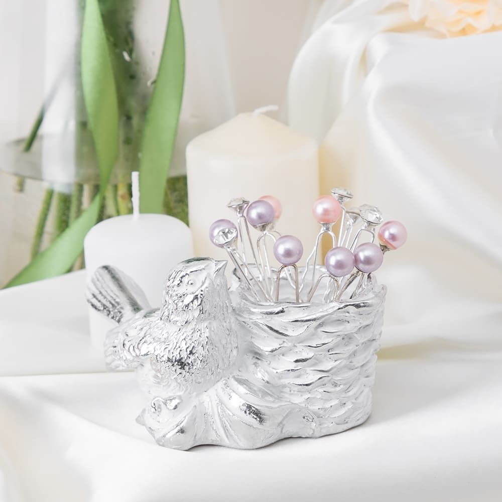 Держатель для зубочисток Птичка Терра Белый