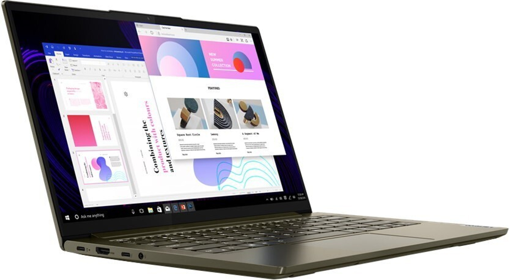 Ноутбук Lenovo Yoga Slim 7 14IIL05 14; FHD IPS i5-1035G4/16Gb/512Gb SSD/UHDG/W10/ Orchid 82A10084RU