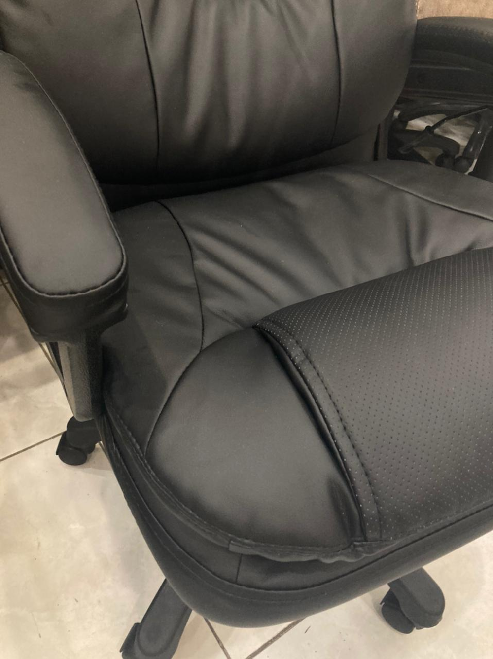 Кресло Фортуна-5 (50) перф черн к/з черн Мех качания п Директор