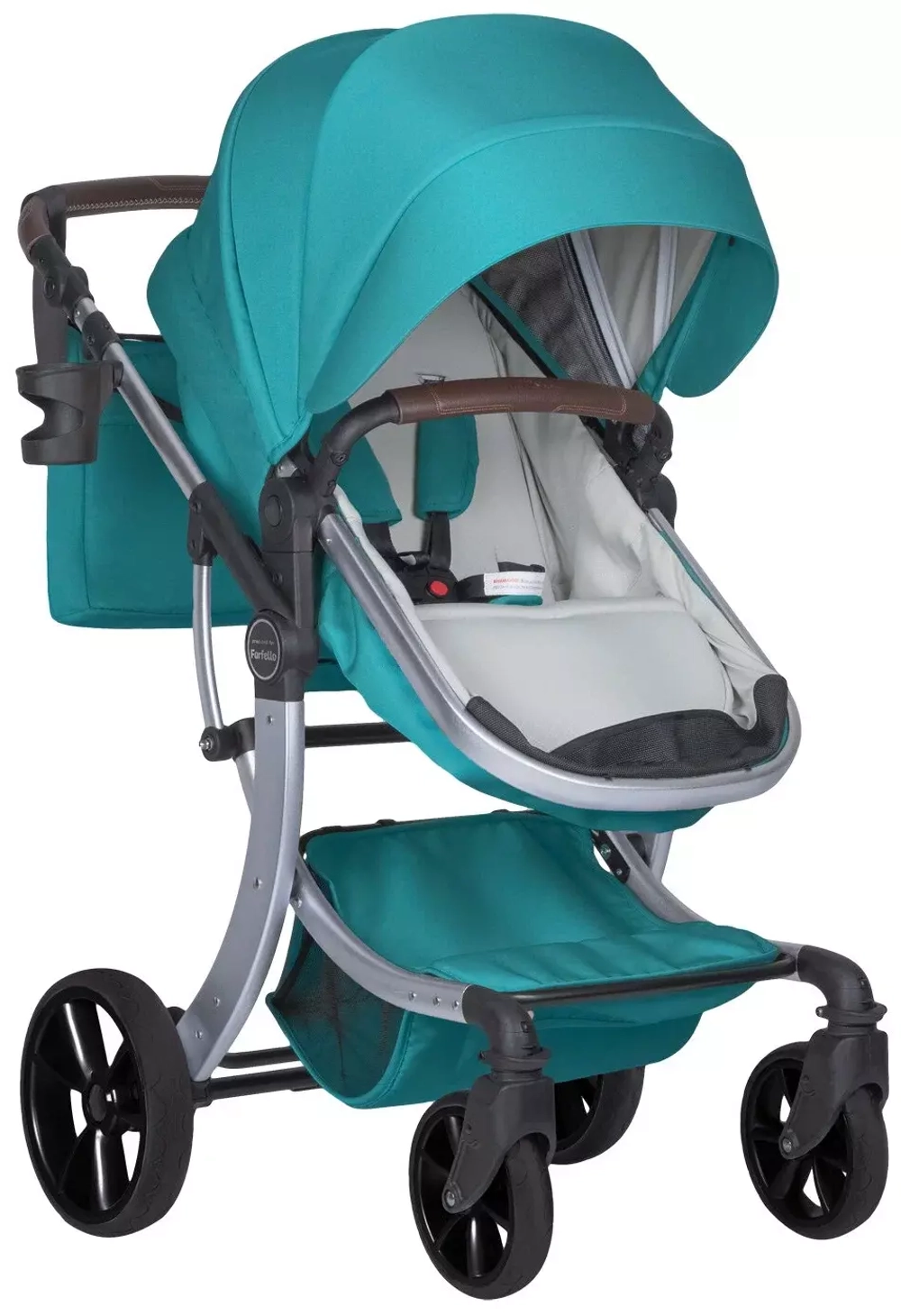 Коляска трансформер Aimile Original New Silver (Голубая гавань NDS-6)