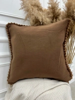 Декоративная наволочка 50х50 для подушки с декором