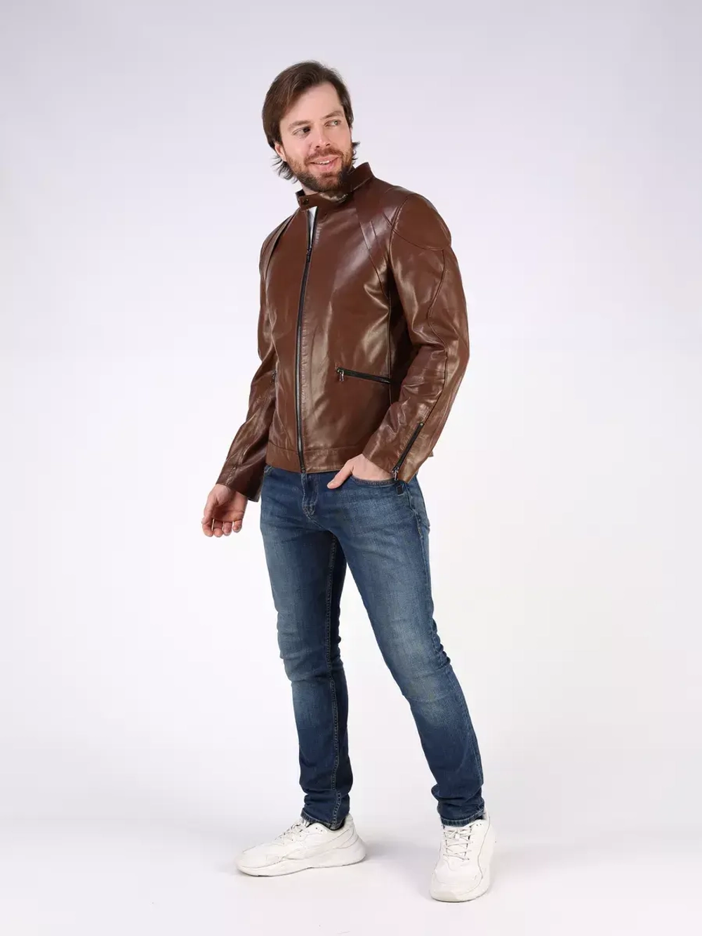 Кожаная куртка демисезонная Турция