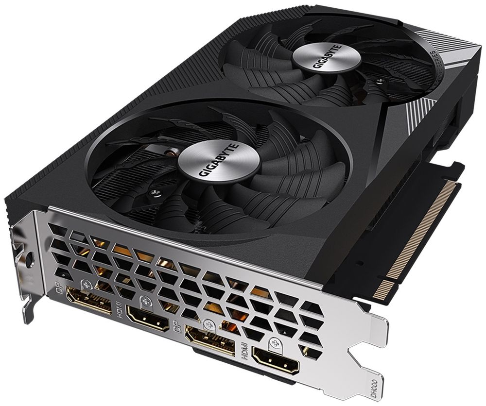 Видеокарта GIGABYTE RTX 3060 WINDFORCE OC Edition GV-N3060WF2OC-12GD REV2.0 12 ГБ