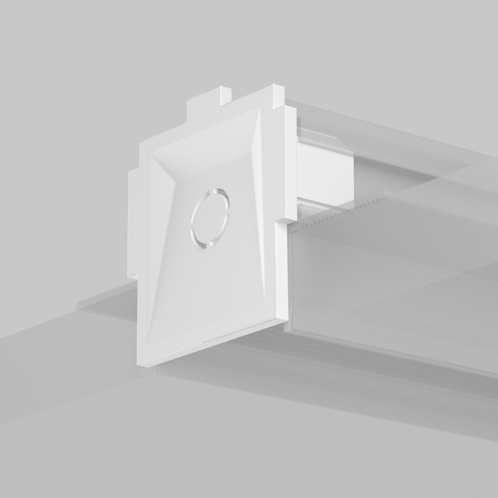 Комплект заглушек к встраиваемому шинопроводу 2шт Maytoni Radity TRA084EC-12W