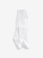 Колготки хлопковые для девочки Next N33-547, Белый