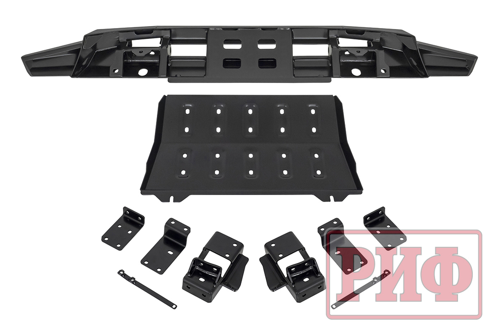 Бампер силовой передний Mitsubishi Pajero Sport 2021+ РИФ