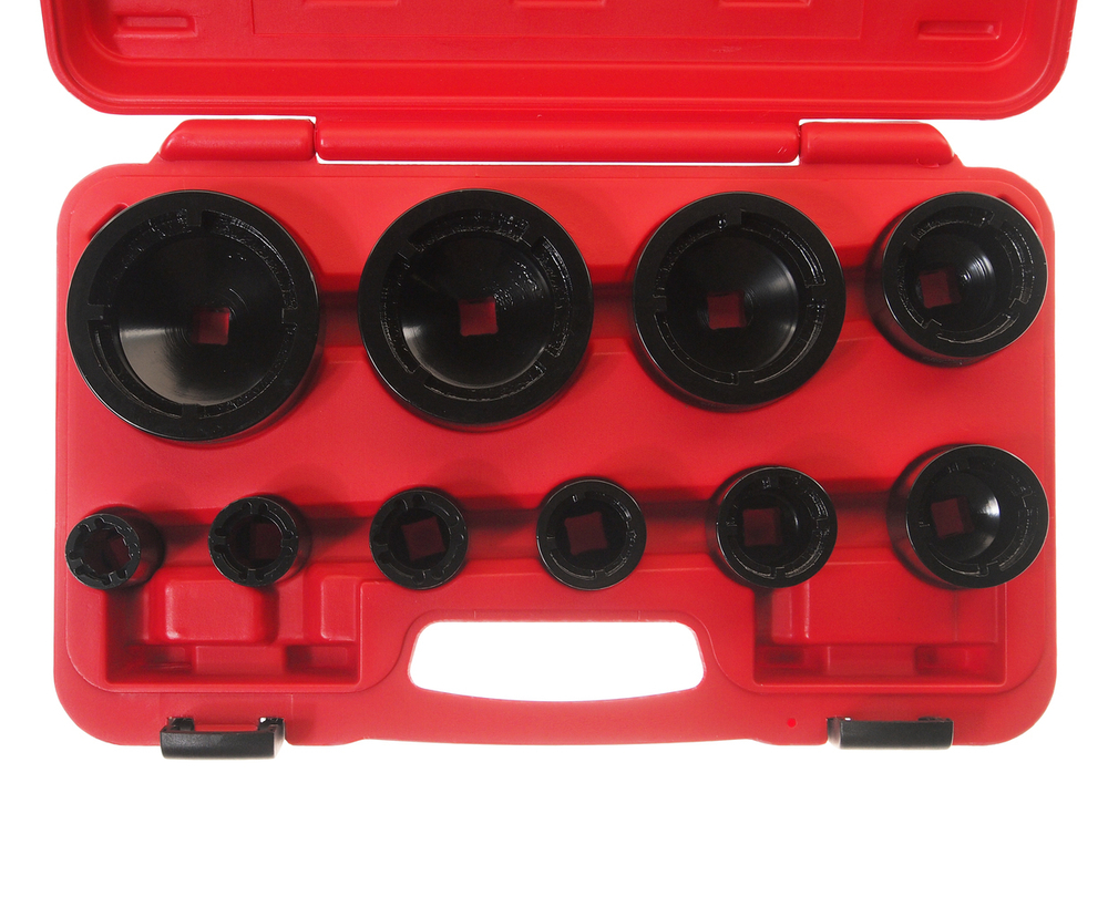 Набор головок зубчатых 1/2" внутренние 10 предметов в кейсе JTC