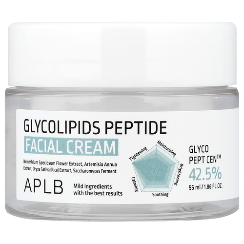 APLB, Крем для лица с пептидами с гликолипидами, 55 мл (1,86 жидк. Унции)