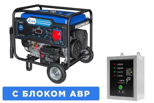 Бензогенератор TSS SGG 6000EH3NA 6 кВт с АВР