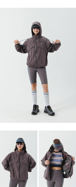 Куртка Nothomme Blue Reflective Stand-Up Cycling Jacket Purple