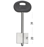 Заготовка сувальдного ключа 10711 MET6DP