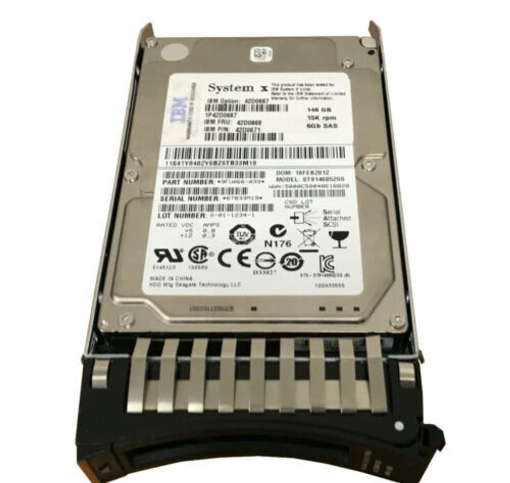 Жесткий диск IBM 146Gb 2.5&quot; SFF NHS 15K 6Gbps SAS 42D0671