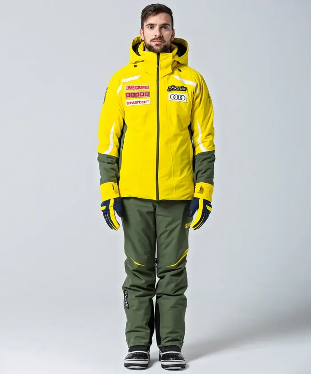 PHENIX 25/26 куртка горнолыжная TEAM SWE EFM25OT11SWE куртка мужская с капюшоном Sweden Ski Jacket