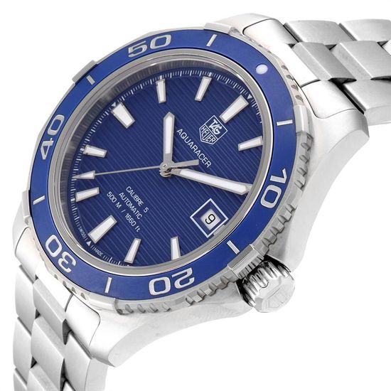 Tag Heuer WAK2111.BA0830 мужские механические часы AQUARACER циферблат близко