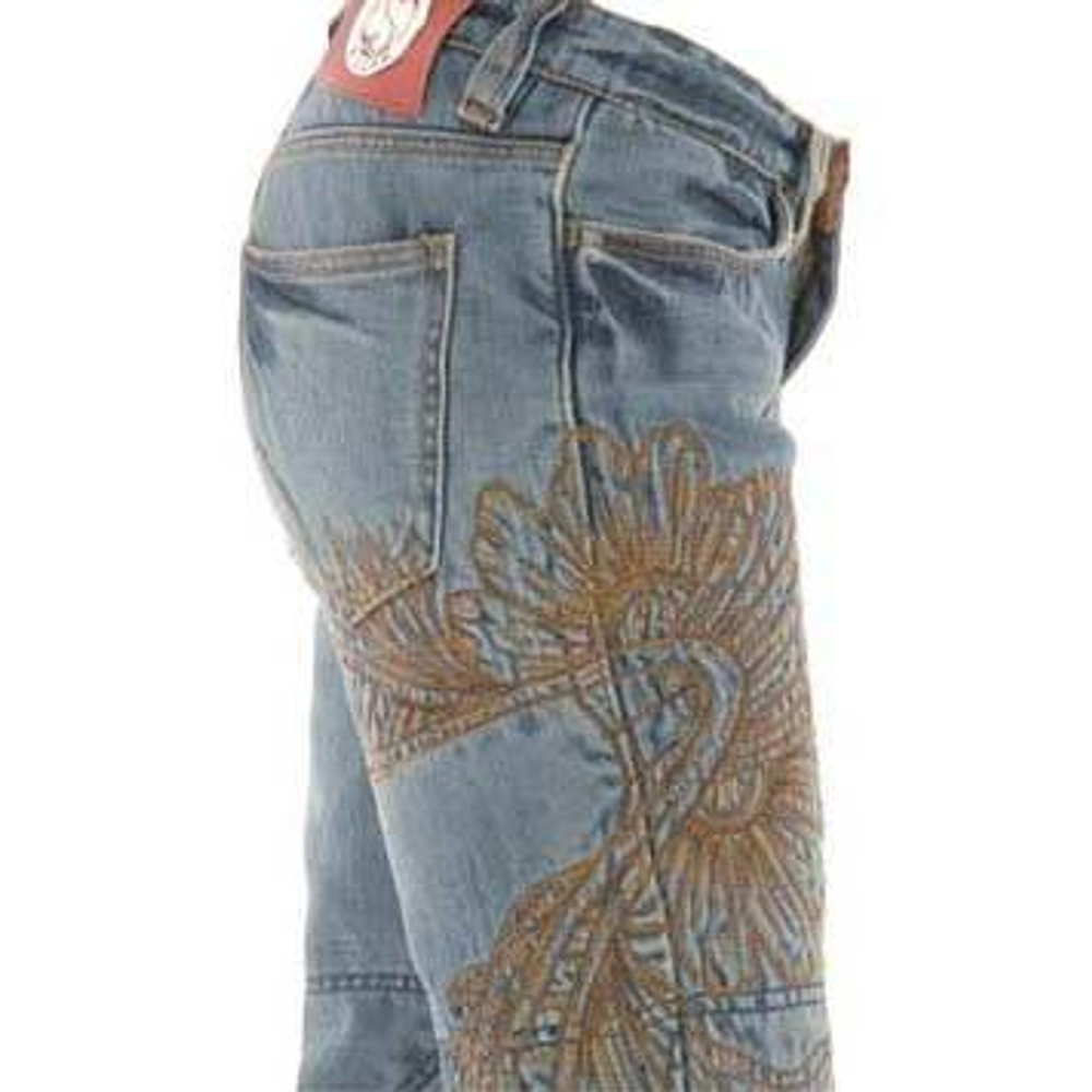 Мотоджинсы женские Sartso Killer Flower