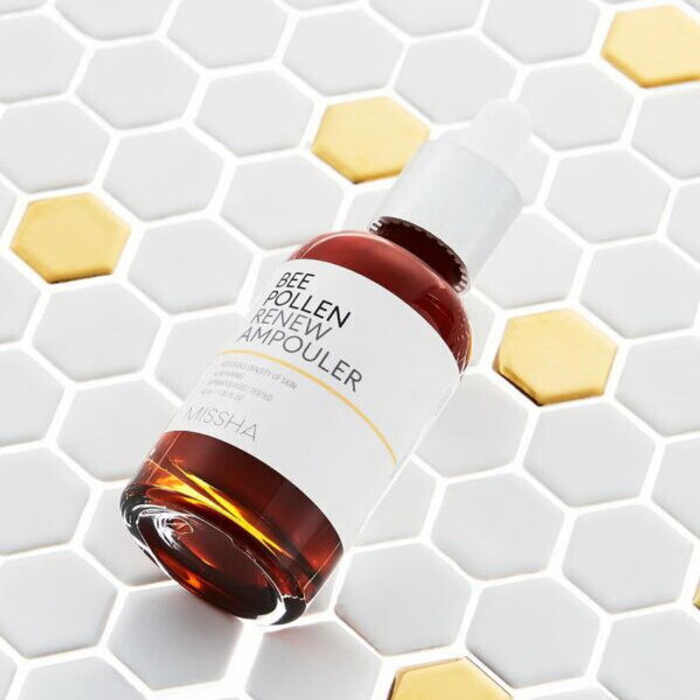 Восстанавливающая ампульная сыворотка для лица Missha Bee Pollen Renew Ampouler, 40мл