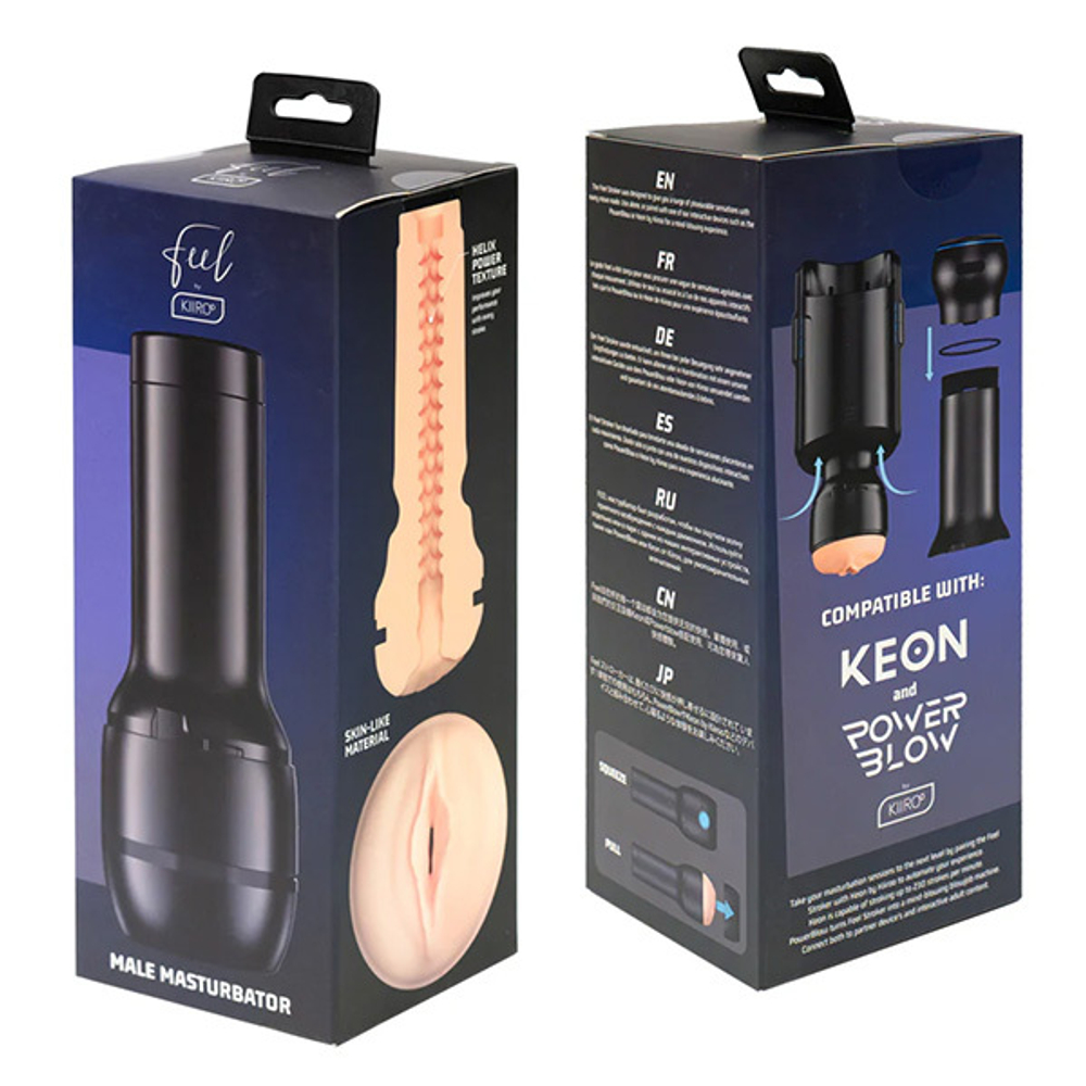 Телесный мастурбатор-вагина 22,4см Kiiroo Feel Stroker Pussy-Light Skin Tone Penis Masturbator