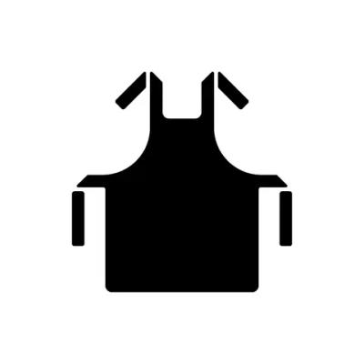 Фартук дояра влагозащитный с рукавом с карманом (Oxford 900D PU 5000, Черный)