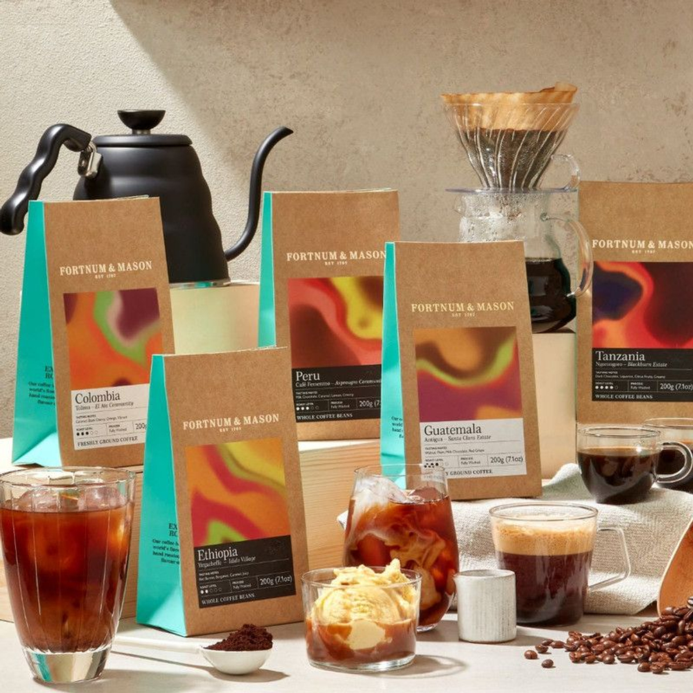 Fortnum and Mason Молотый кофе Colombia El Ata (3 пачки по 200 г)