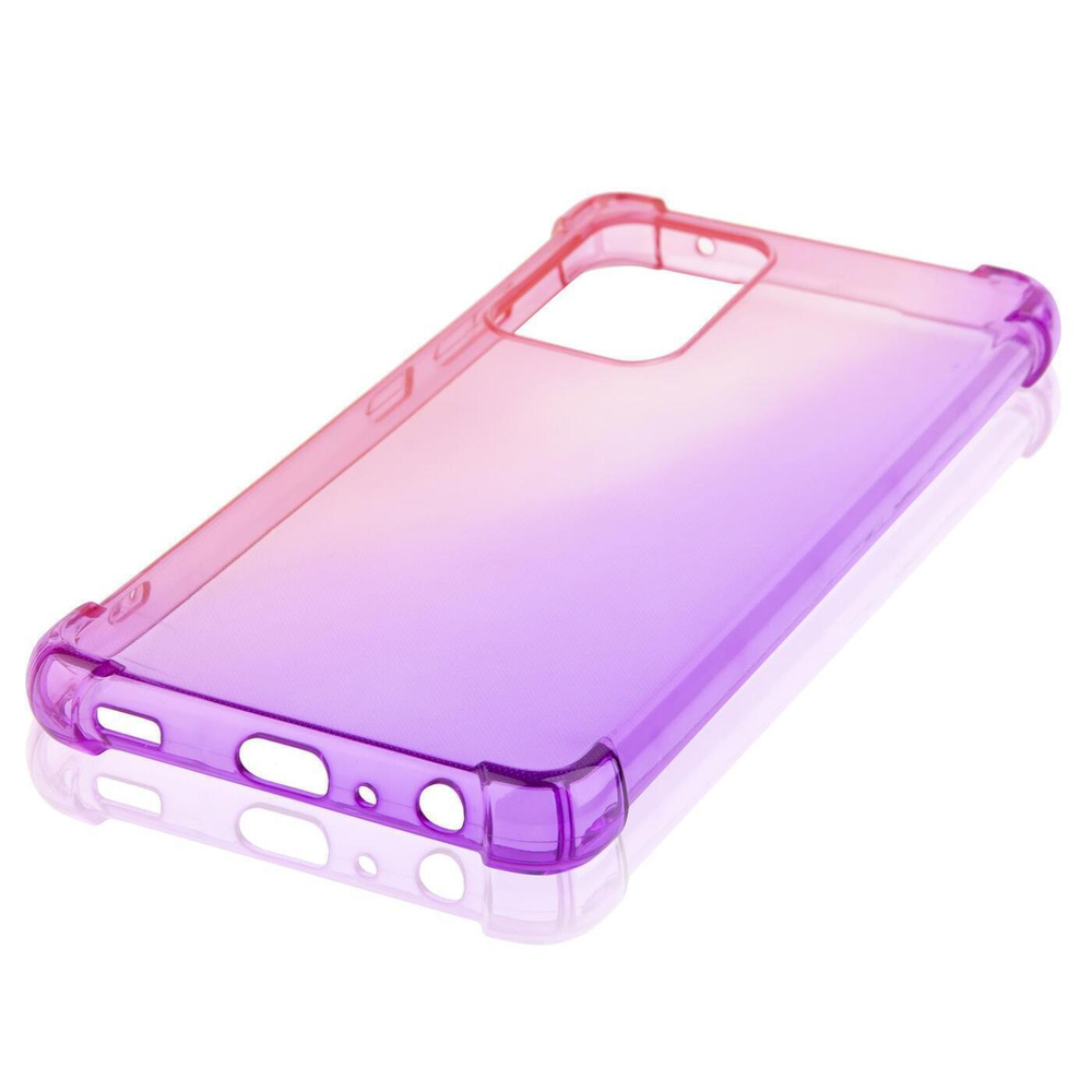 Чехол ROSCO для Samsung Galaxy A52 оптом (арт. SS-A52-HARD-TPU-PINK-PURPLE)