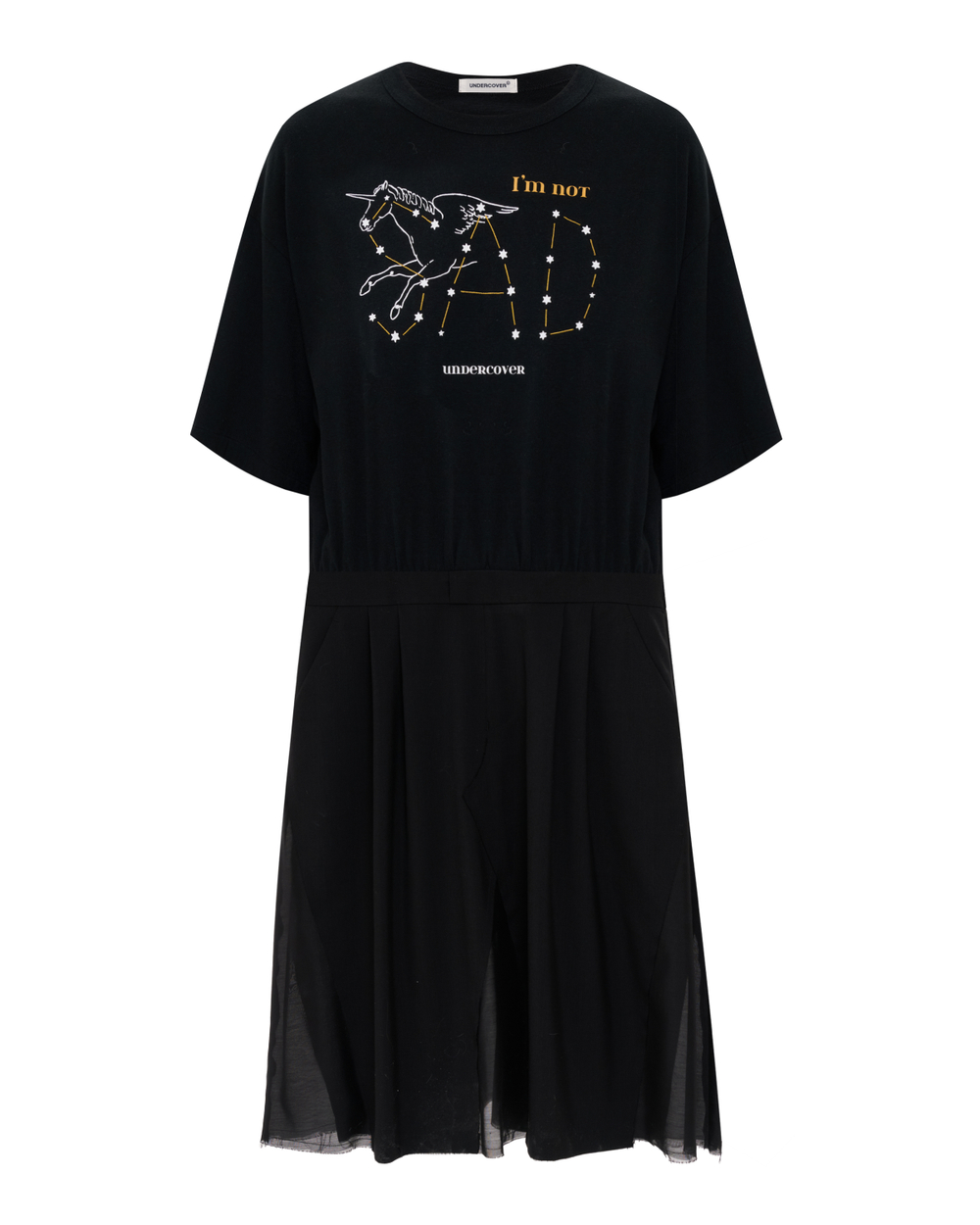 UNDERCOVER ПЛАТЬЕ ЧЕРНОЕ I'M NOT SAD
