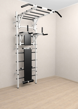 Шведская стенка Sv Sport усиленная 624 (Турник рукоход/Брусья/Скамья)