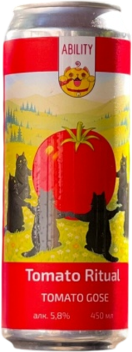 Пиво Абилити Брюин Проджект Томато Ритуал / Ability Brewing Project Tomato Ritual 0.45 - банка