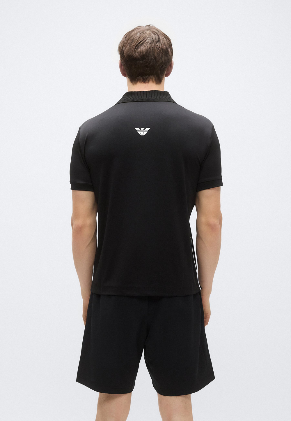EA7 Emporio Armani TENNIS PRO - Футболка-поло - Чёрный