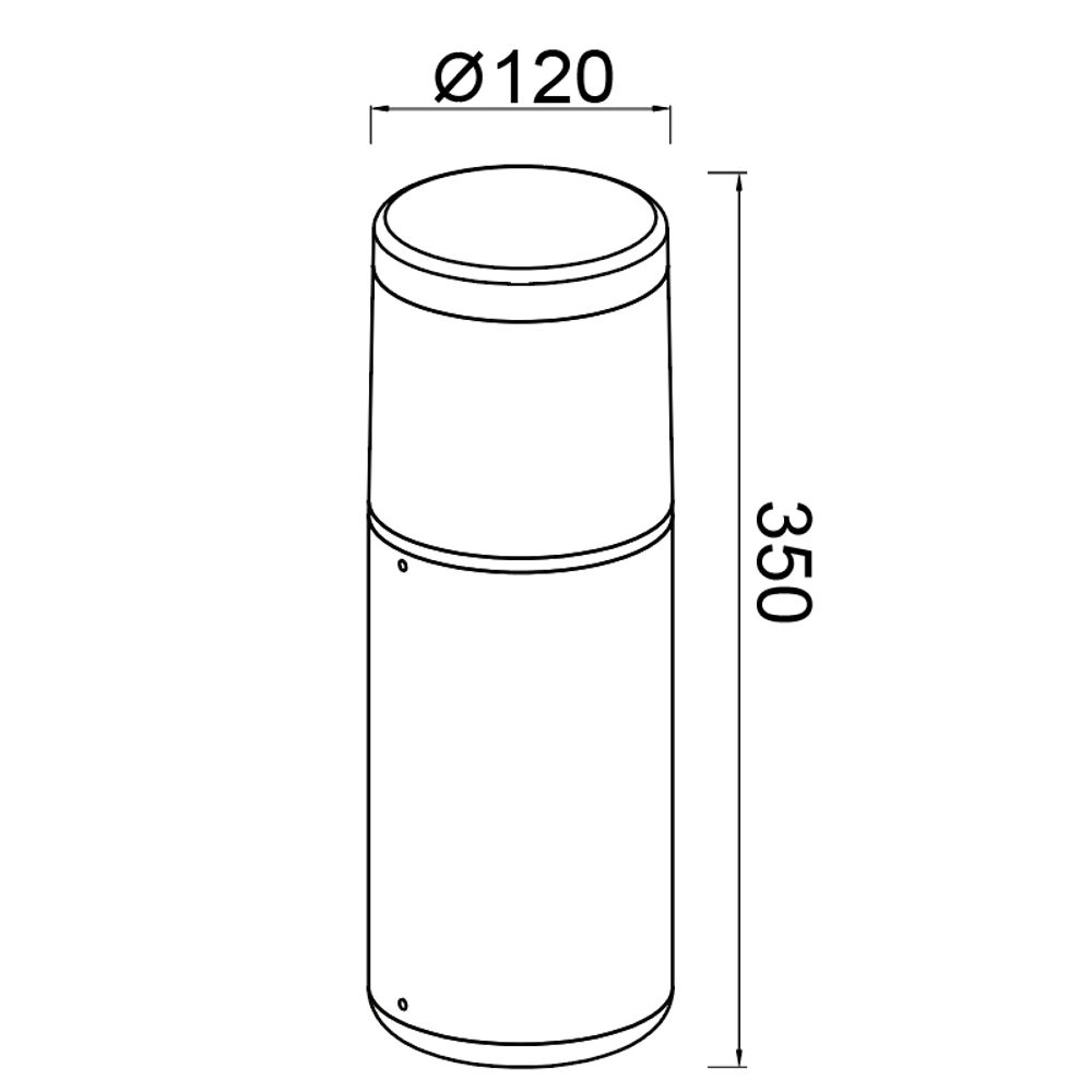 8844 Наземный уличный светильник CHICAGO