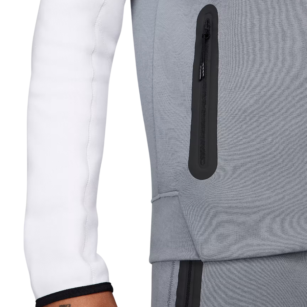Зип Худи Nike Tech Fleece 2023 Black/Grey/White