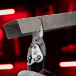 Ножницы по металлу, 250 мм, прямой рез, сталь CRMO, двухкомпонентные рукоятки, PRO Matrix