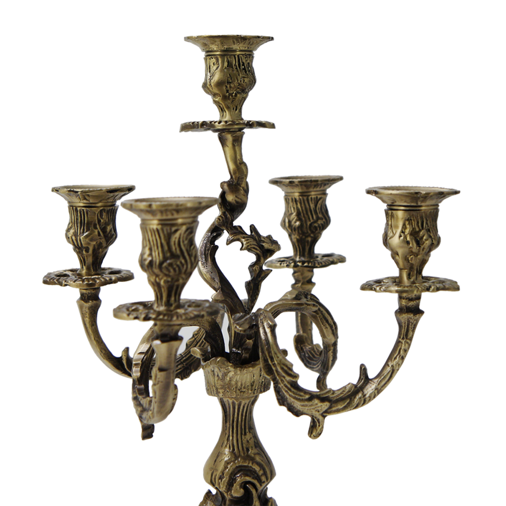 Bello De Bronze Канделябр Голфино 5-ти рожковый, антик