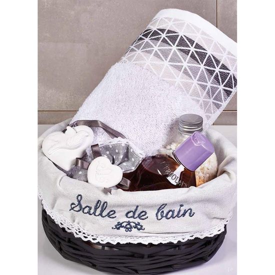 Набор полотенец 1+1  ДЕГРАДЭ - В (коробка) (40*60+60*110, 100% хлопок, Verde chiaro)