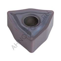 Пластина твердосплавная ISO WNMG060408-MFA APM20B AHNO по жаропроч. и нерж.стали, получистовая