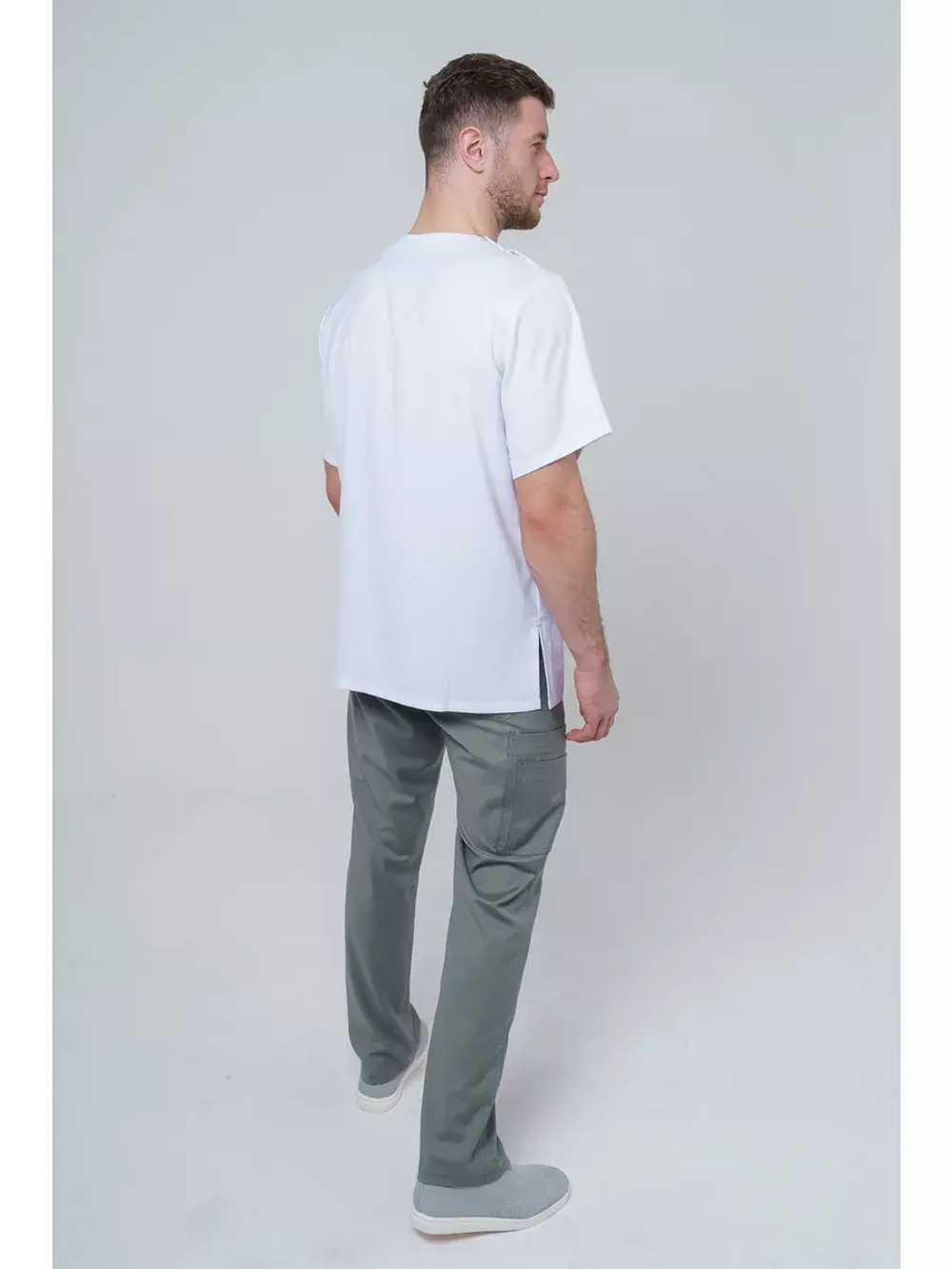 Брюки медицинские мужские спецодежда TZ610-OLV