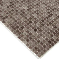 STP-BG024-10 Плитка-мозаика из стекла Steppa Natural бежевая коричневая