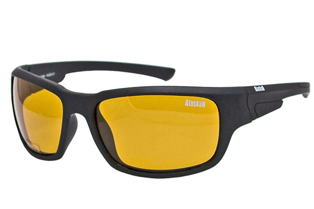 Поляризационные очки водителя (рыбака, охотника) Alaskan AG25-01 Kvichak yellow. Товар уцененный