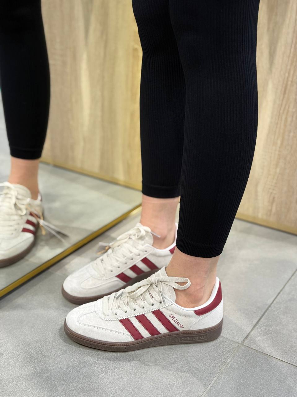 Кеды из натуральной замши