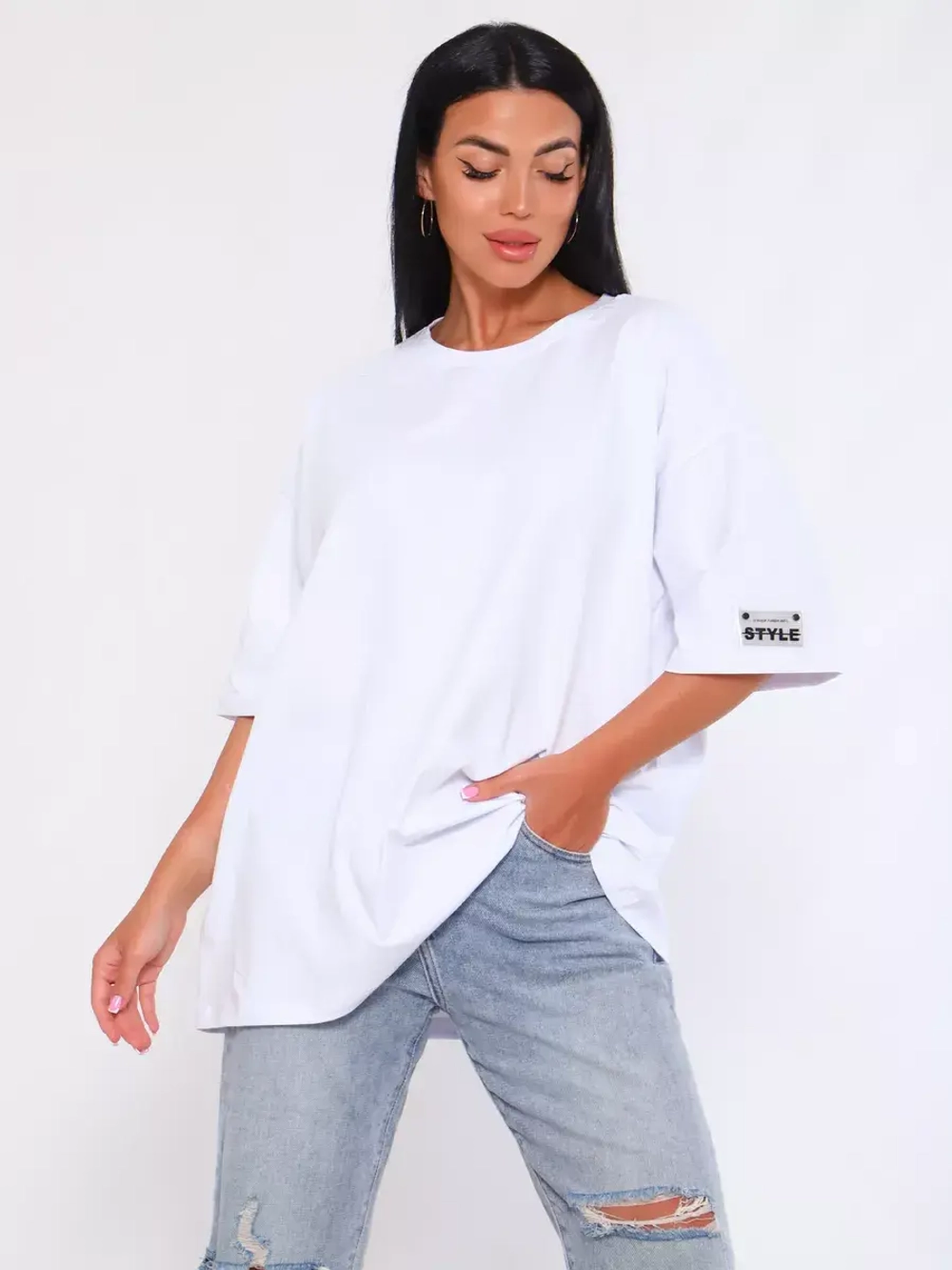 Футболка оверсайз больших размеров