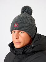 Шапка женская Alaskan Knitted мультиколор, Единый размер 58см