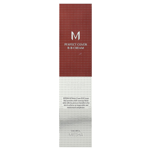 Missha, M Perfect Cover, BB-крем, SPF 42 PA+++, оттенок 29 бежевый карамель, 50 мл (1,69 жидк. унции)
