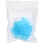 Мочалка-шар для тела полипропиленовая детская «Baby Boom - Котик Томас», цвет голубой, 20гр, d-11см