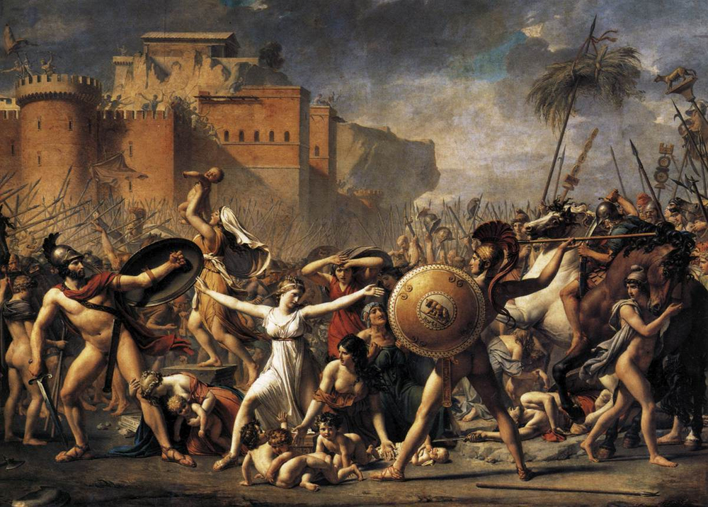 Jacques-Louis David - эротическое искусство художника Жака-Луи Давида. 18+
