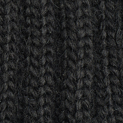 Мужская зимняя шапка с отворотом Prival Classic-1, чёрная