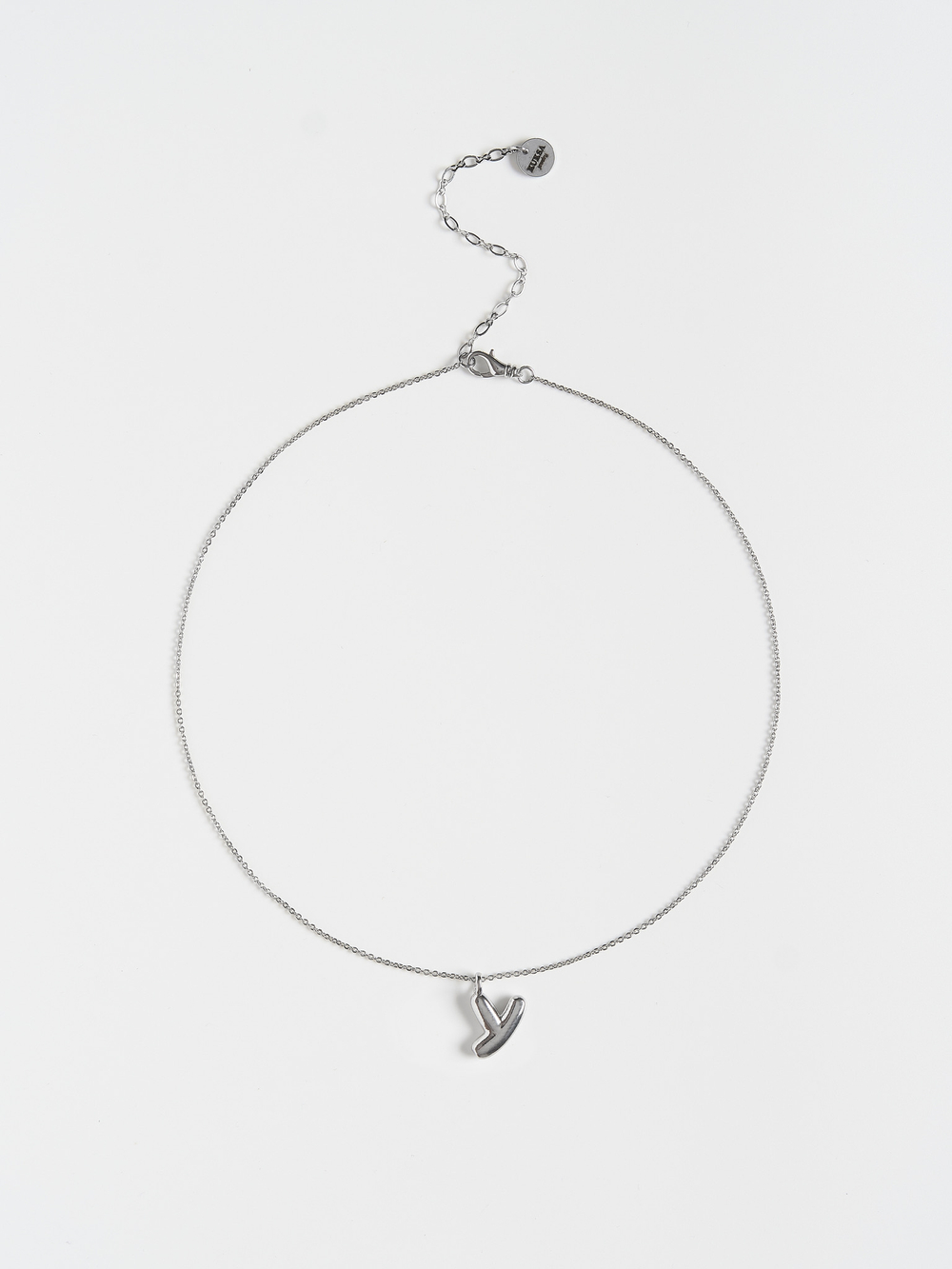 Колье "Simple words Y" Silver